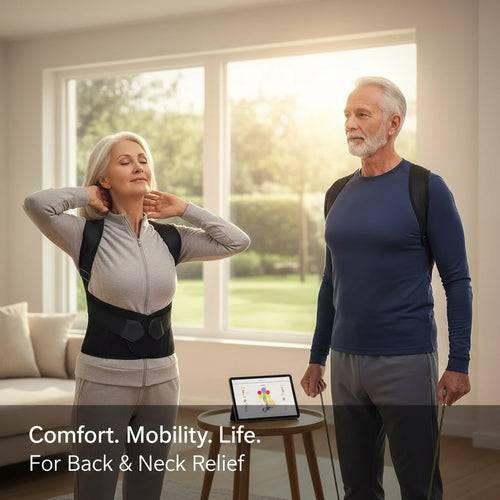 OLDIVA:Back Brace Posture Corrector for Men and Women,Adjustable Back Posture Belt Invisible